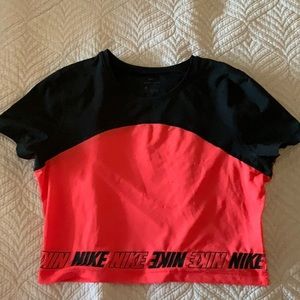 Nike mesh crop top